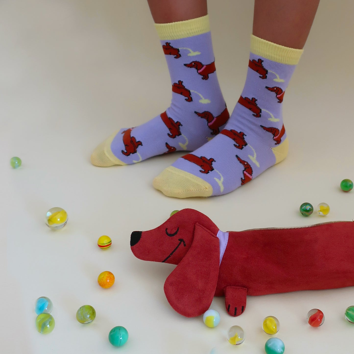 Chaussettes Teckel Pause Pipi - Enfant - Coucou Suzette