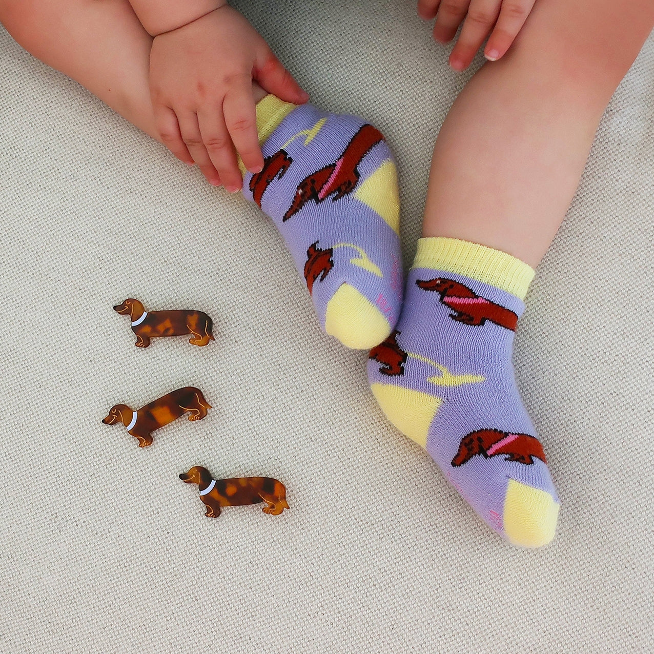Chaussettes Teckel Pause Pipi - Enfant - Coucou Suzette