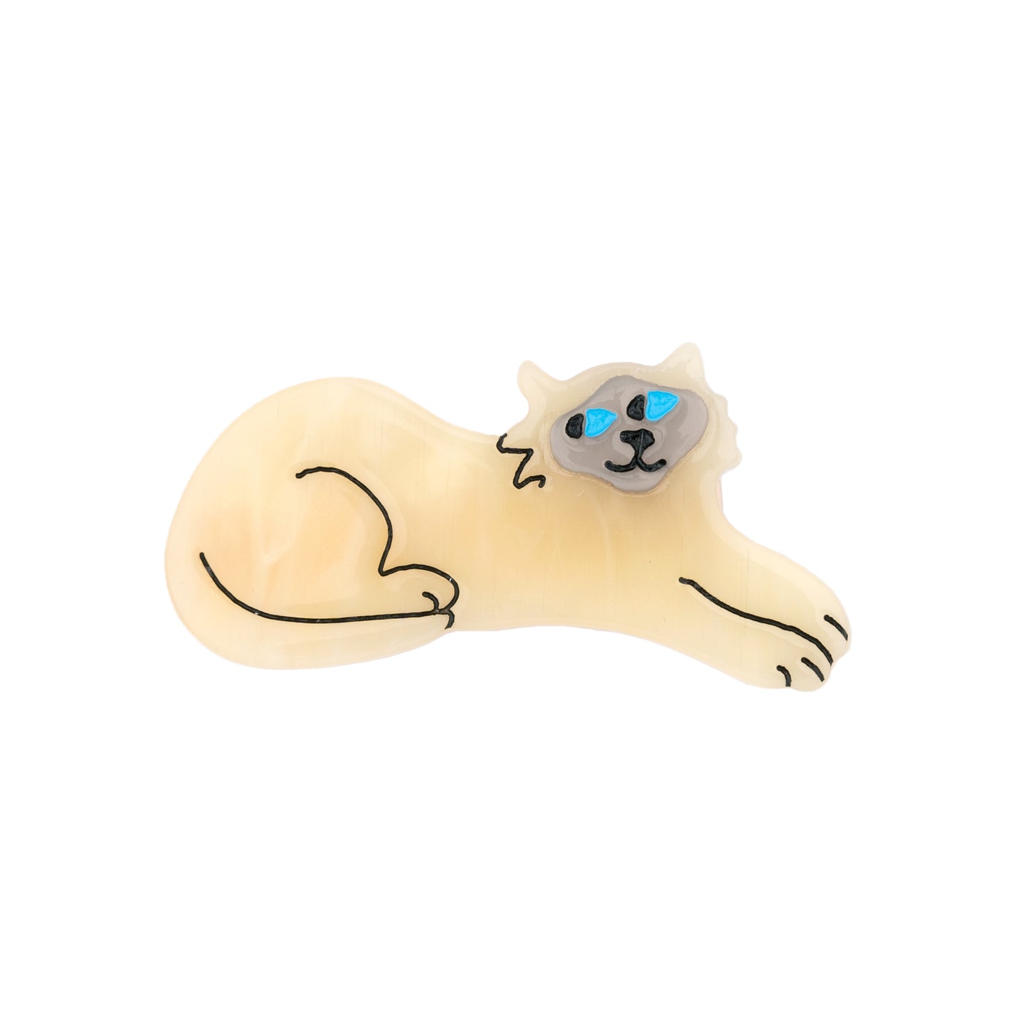 Barrette Chat Siamois - Coucou Suzette
