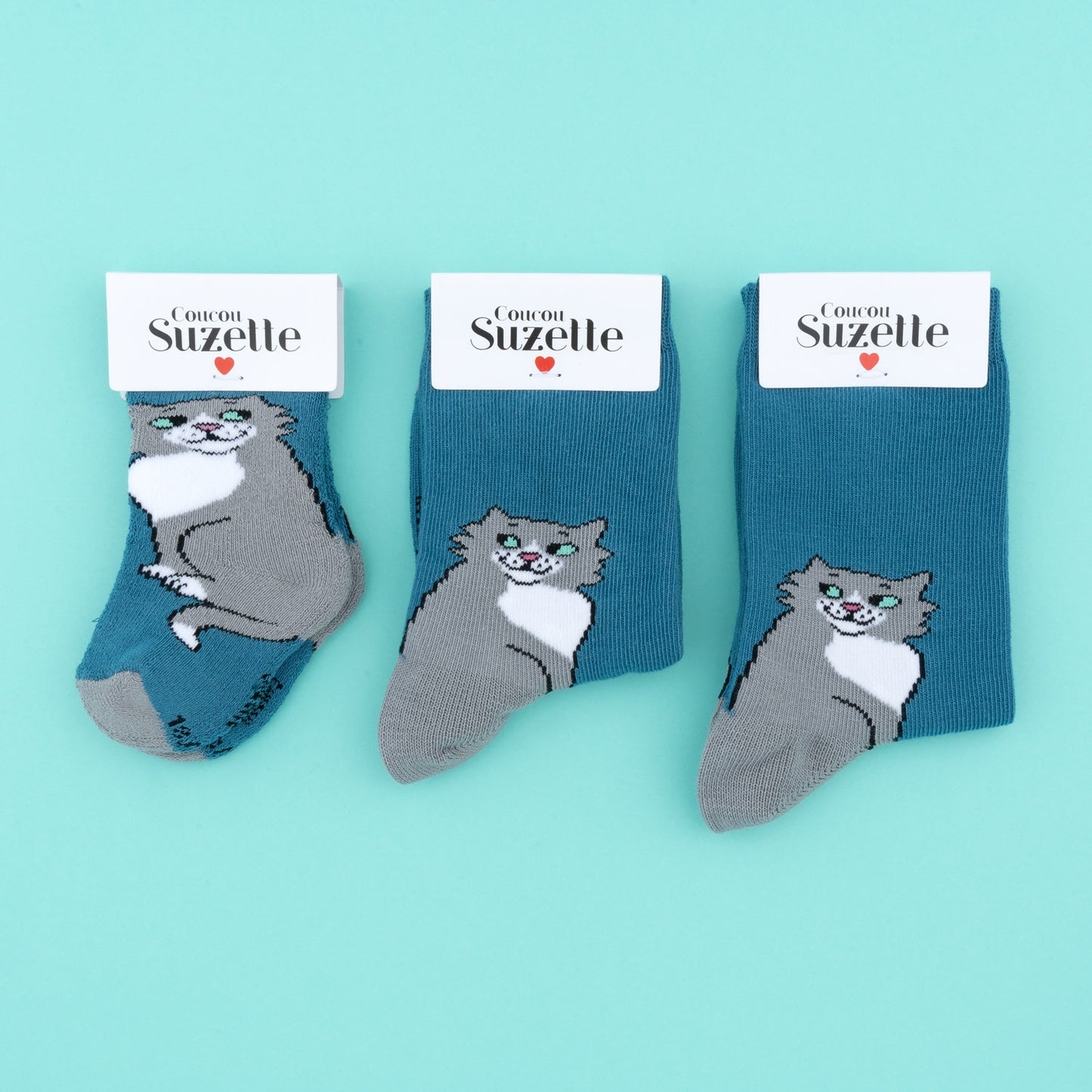 Chaussettes Chat Mignon - Coucou Suzette
