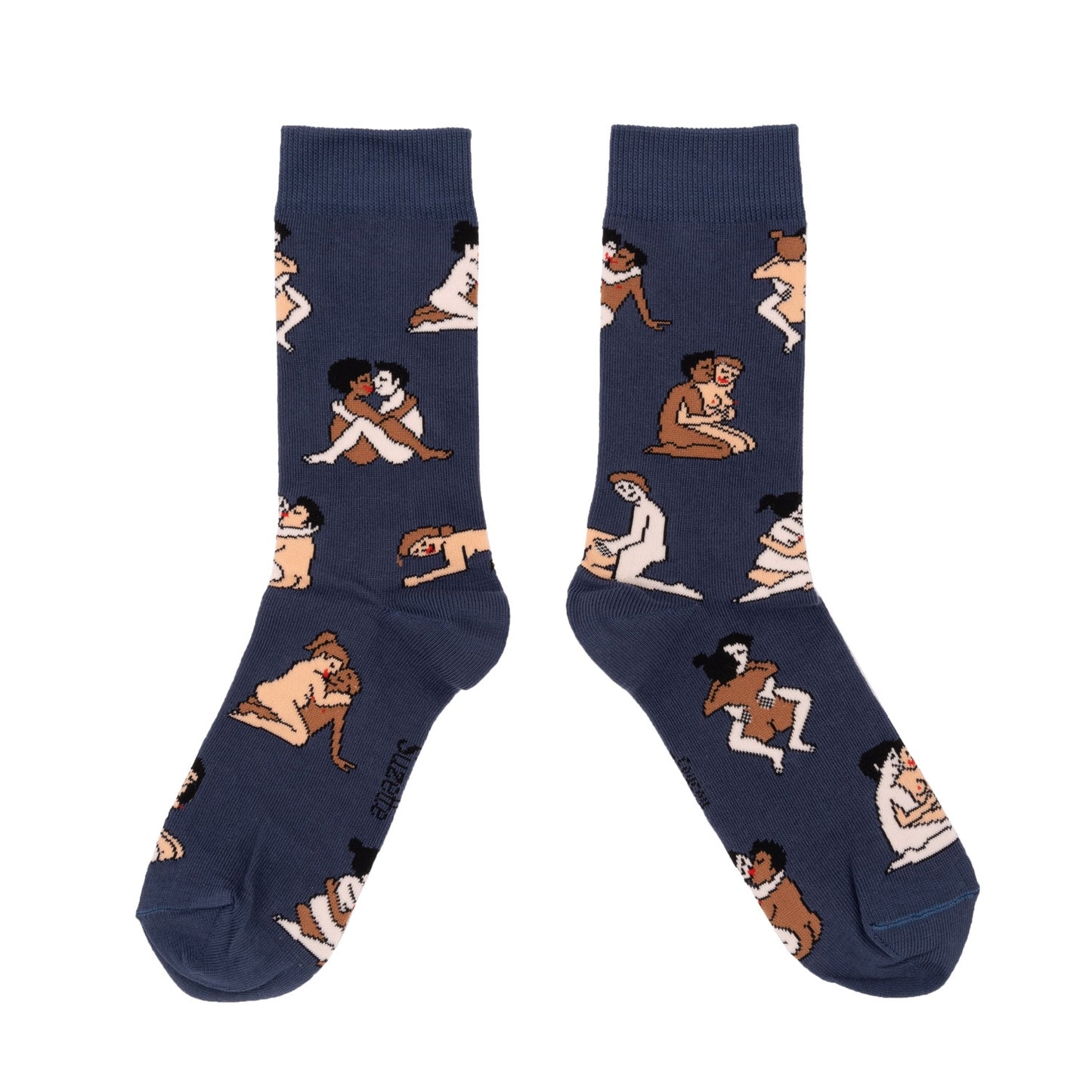 Chaussettes Kamasutra - Couples Heteros - Bleu - Coucou Suzette