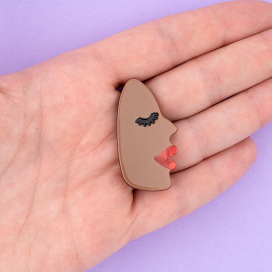 Barrette Visage - Noir - Coucou Suzette
