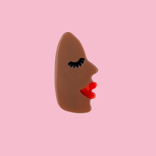 Barrette Visage - Noir