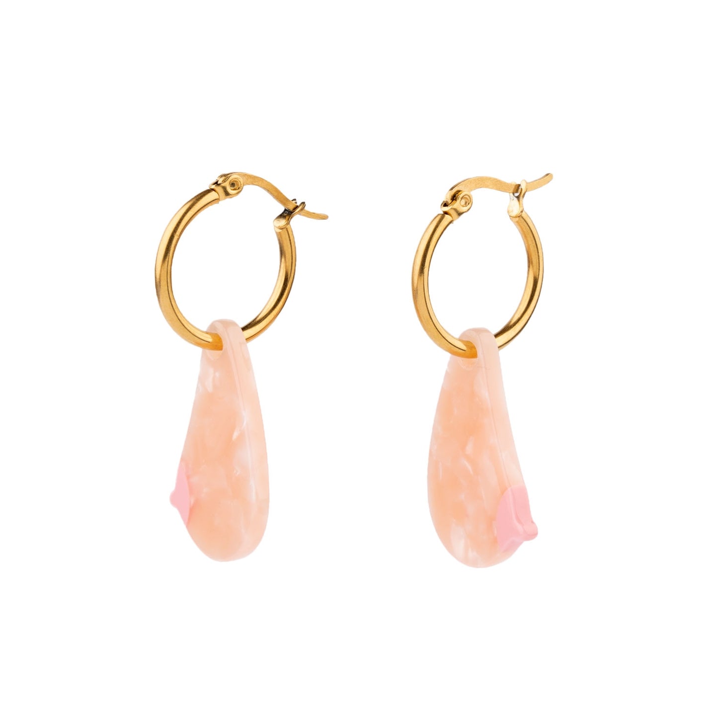 Boucles d'oreilles Sein - Blanc - Coucou Suzette