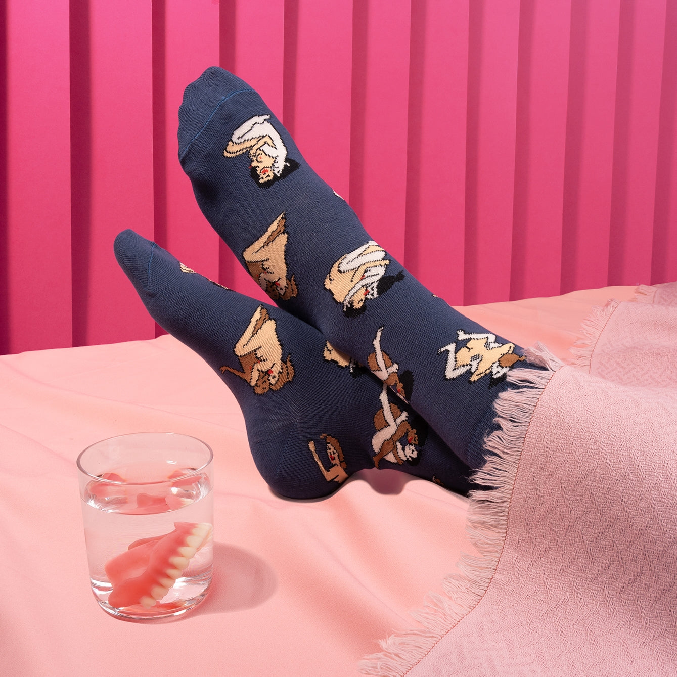 Chaussettes Kamasutra - Couples Heteros - Bleu - Coucou Suzette
