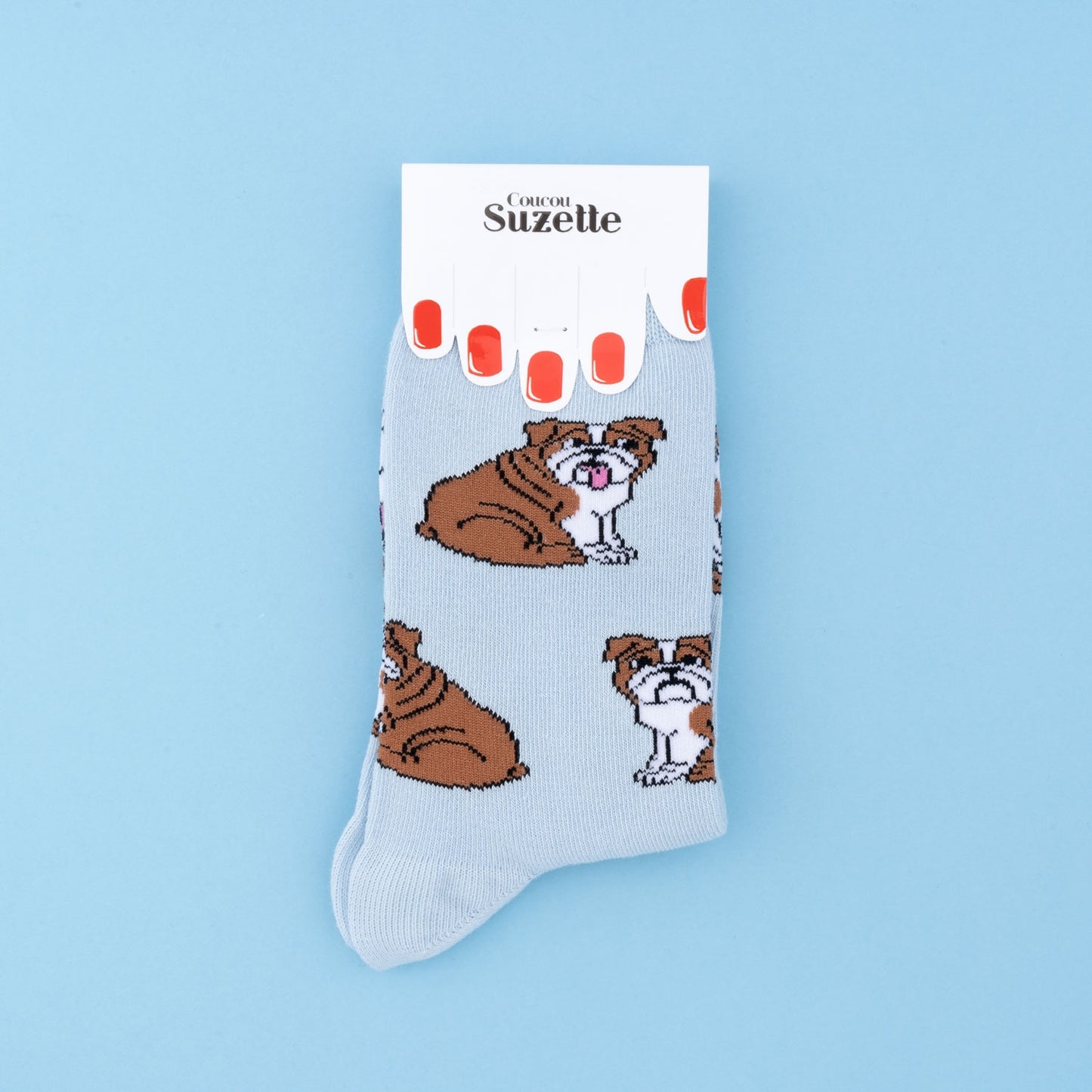 Chaussettes Bouledogue Anglais - Coucou Suzette