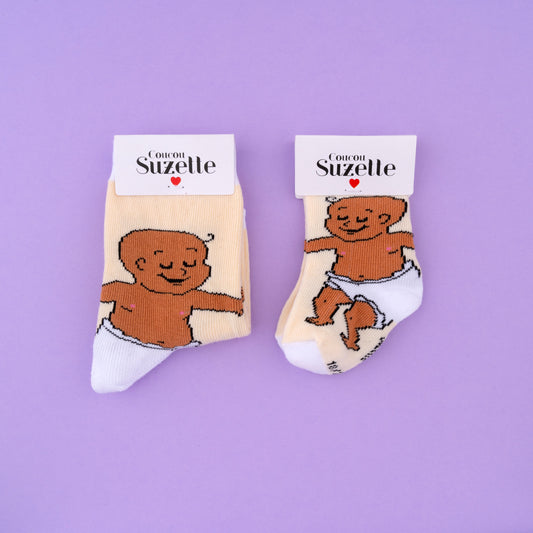 Chaussettes Bébé Mignon - Metisse - Coucou Suzette