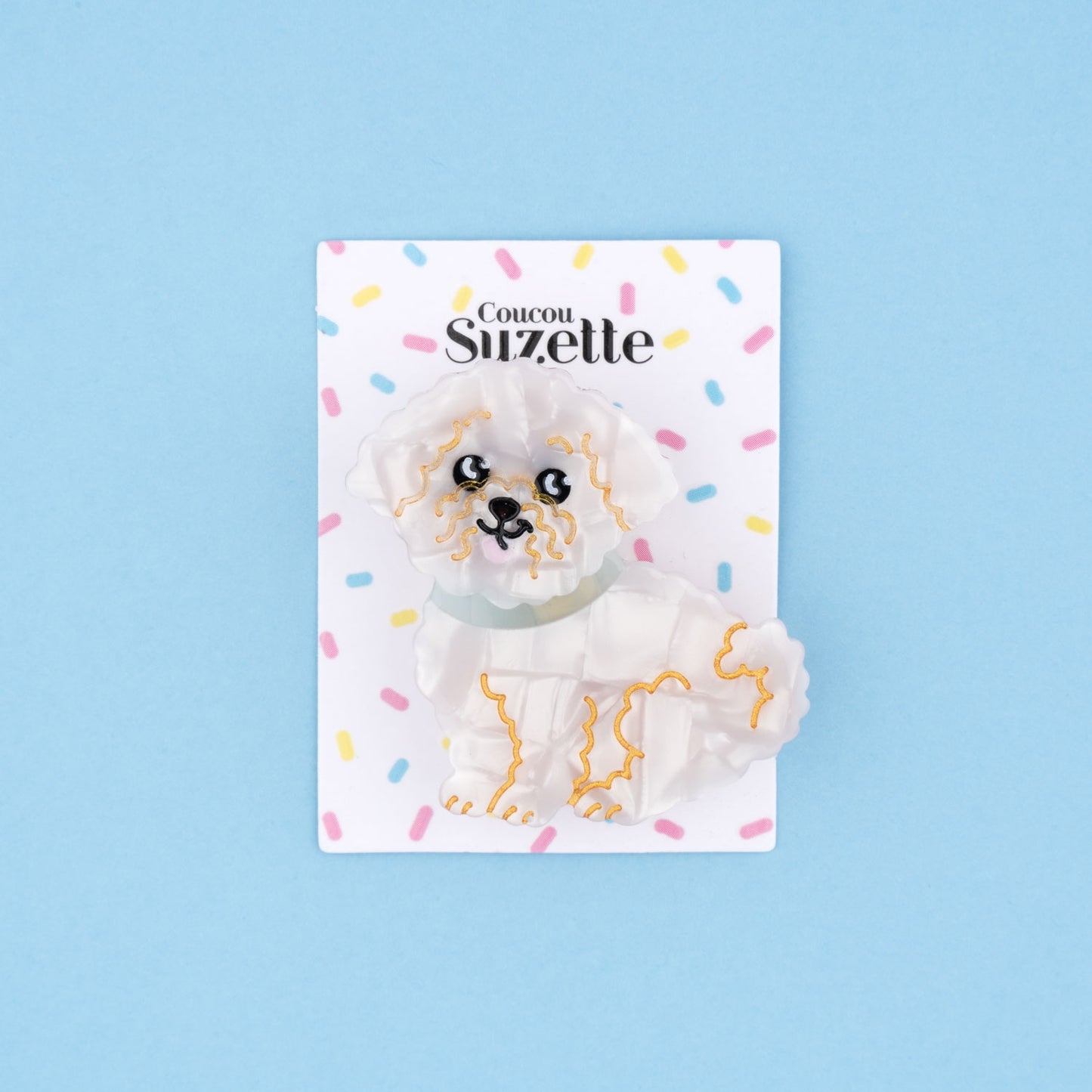 Barrette Bichon - Coucou Suzette