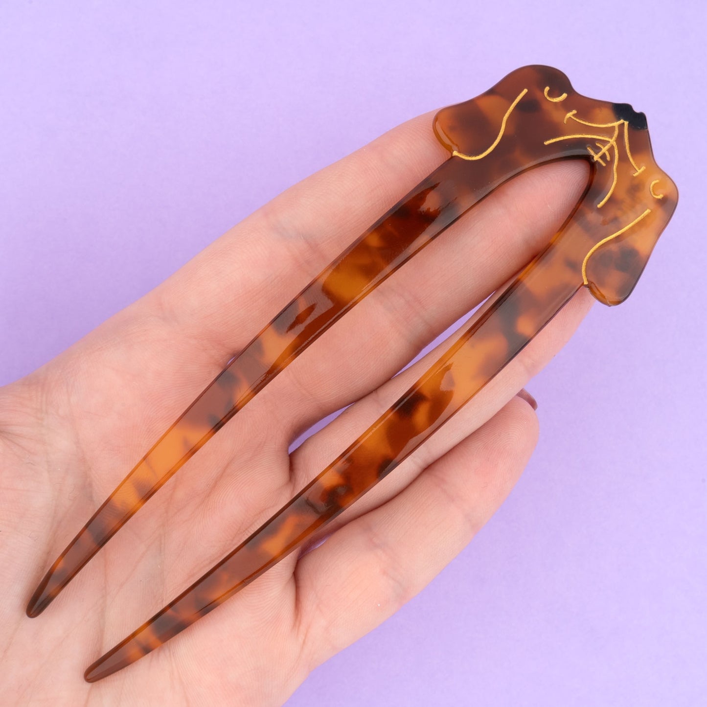Dachshund Kiss Hair Pin