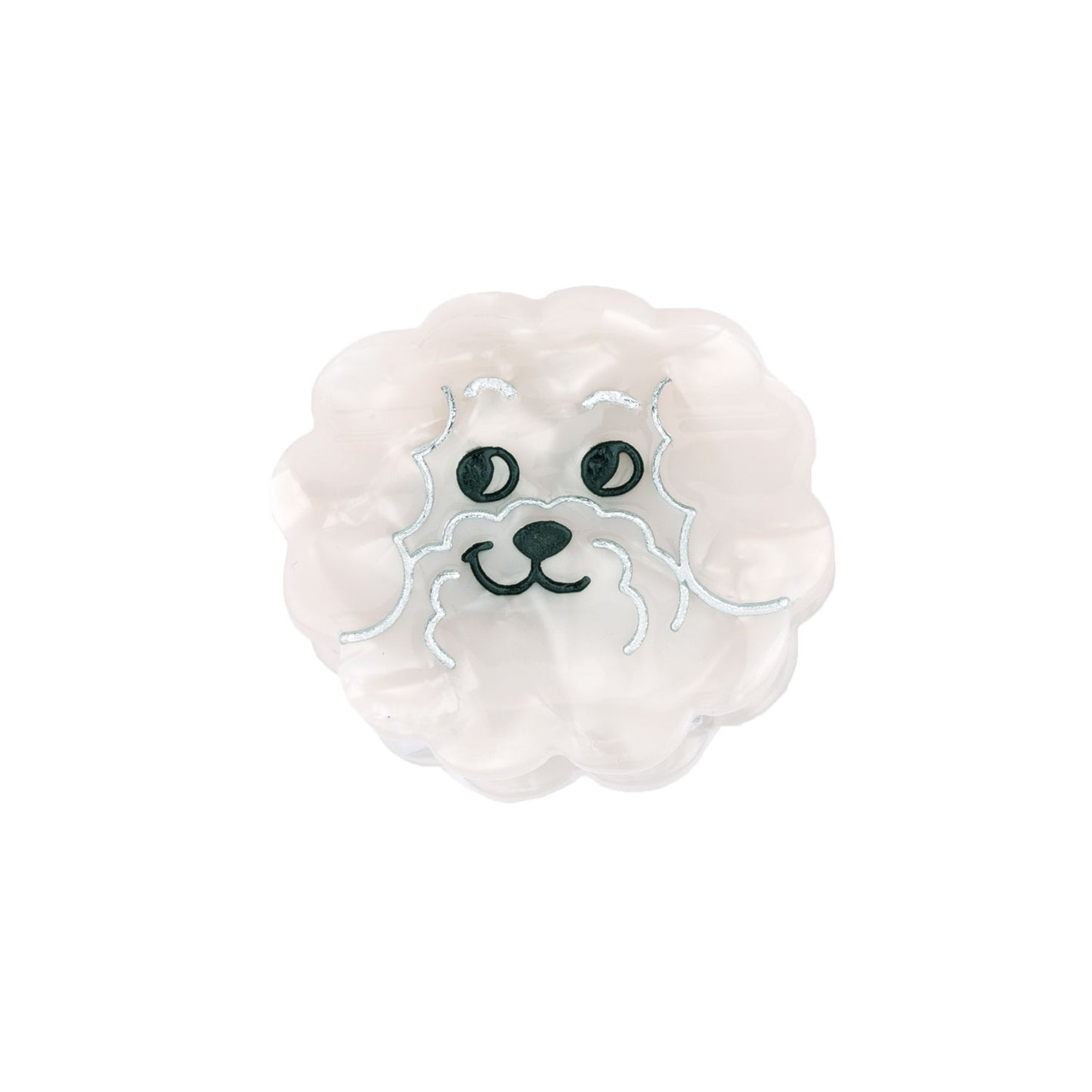 Mini pince à cheveux Bichon - Coucou Suzette