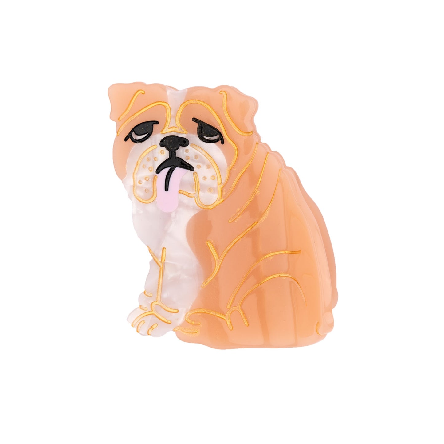 Pince à cheveux Bouledogue Anglais - Coucou Suzette