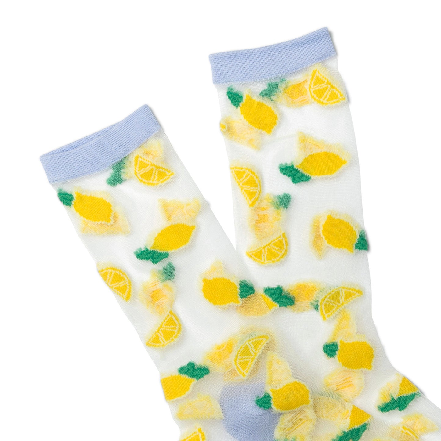 Chaussettes transparentes Citron