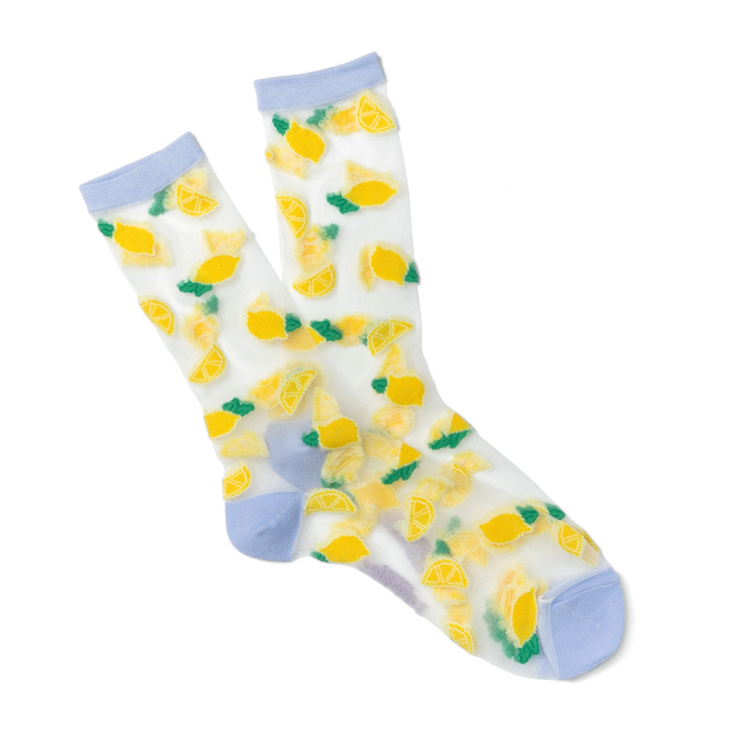 Chaussettes transparentes Citron