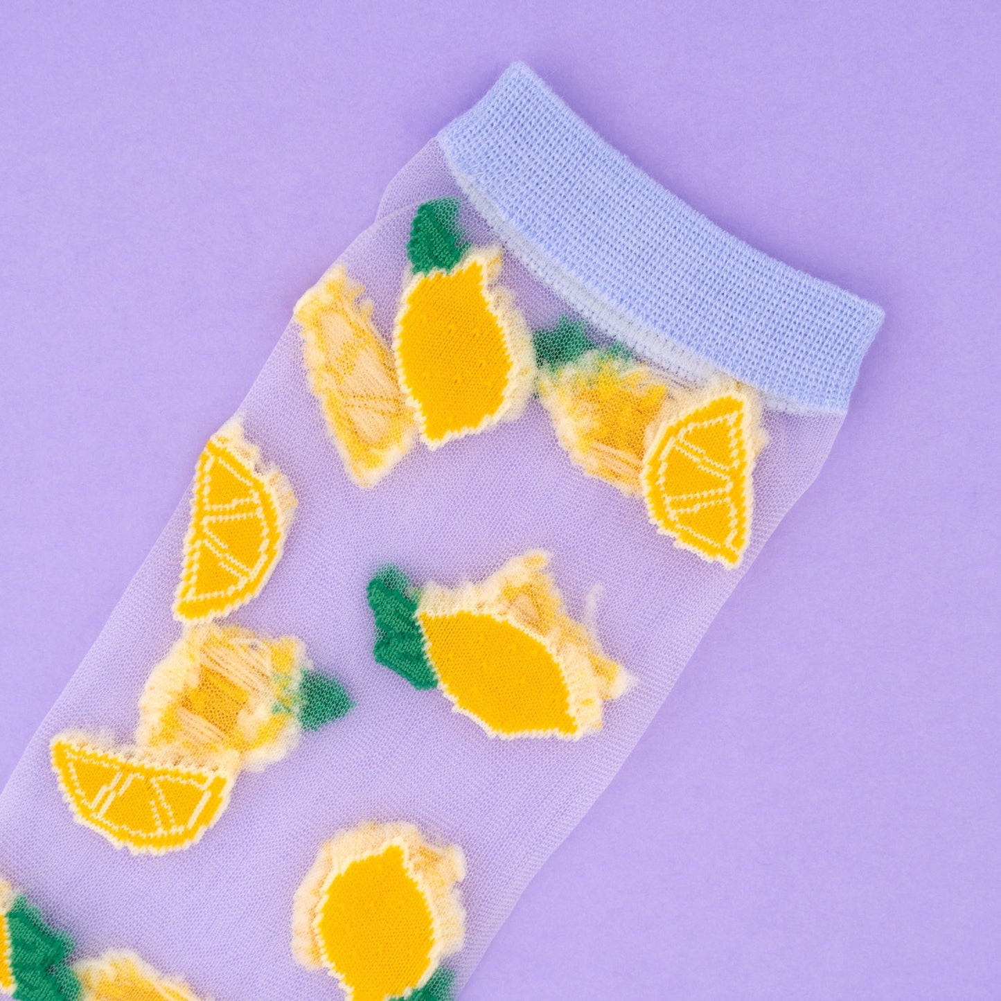 Chaussettes transparentes Citron - Coucou Suzette