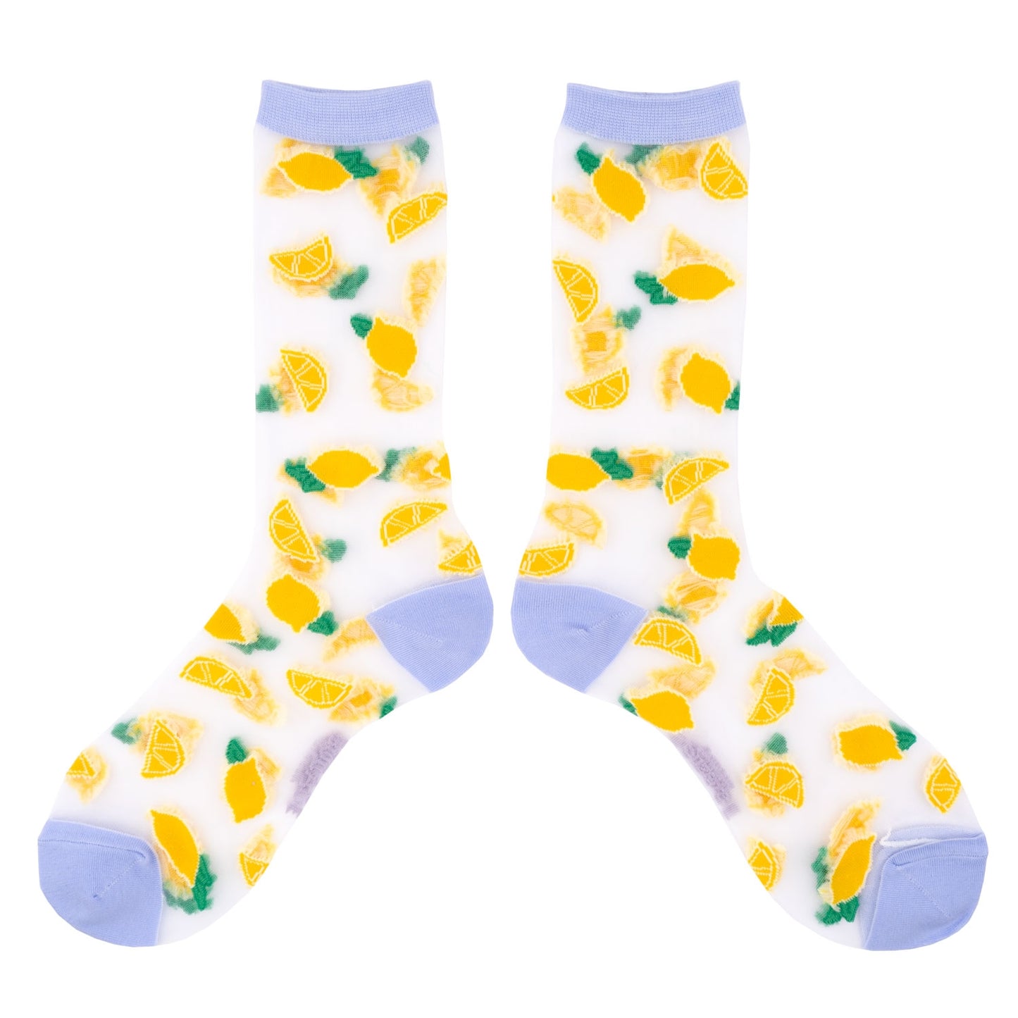 Chaussettes transparentes Citron - Coucou Suzette