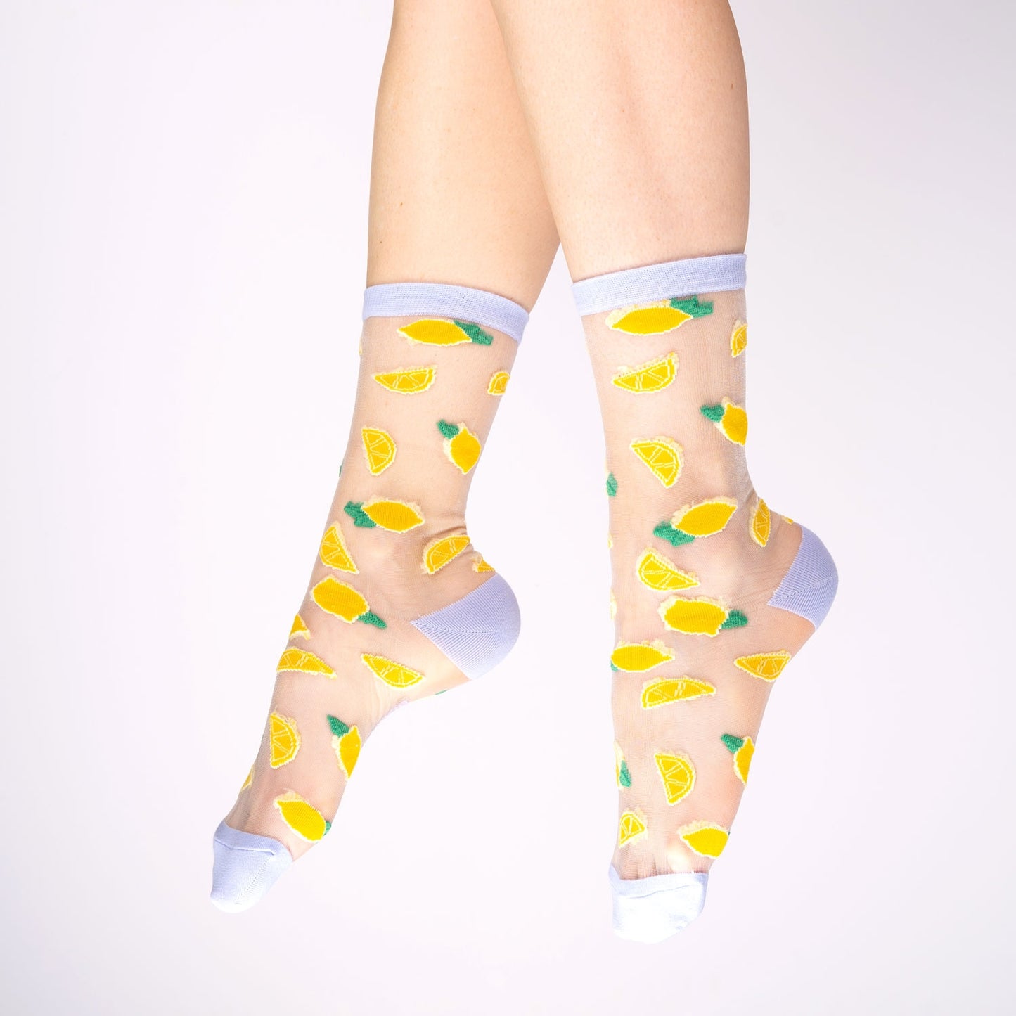 Chaussettes transparentes Citron - Coucou Suzette