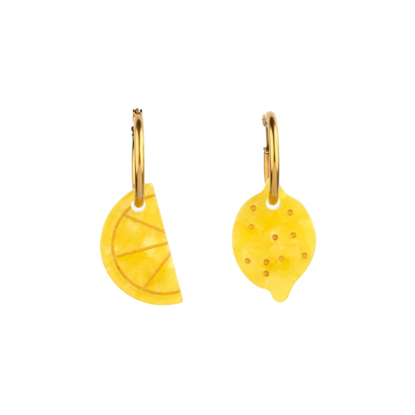 Boucles d'oreilles Citron - Coucou Suzette