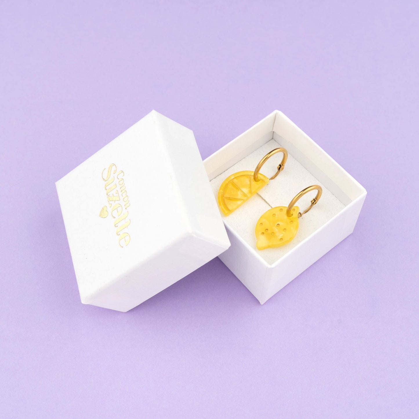 Boucles d'oreilles Citron - Coucou Suzette