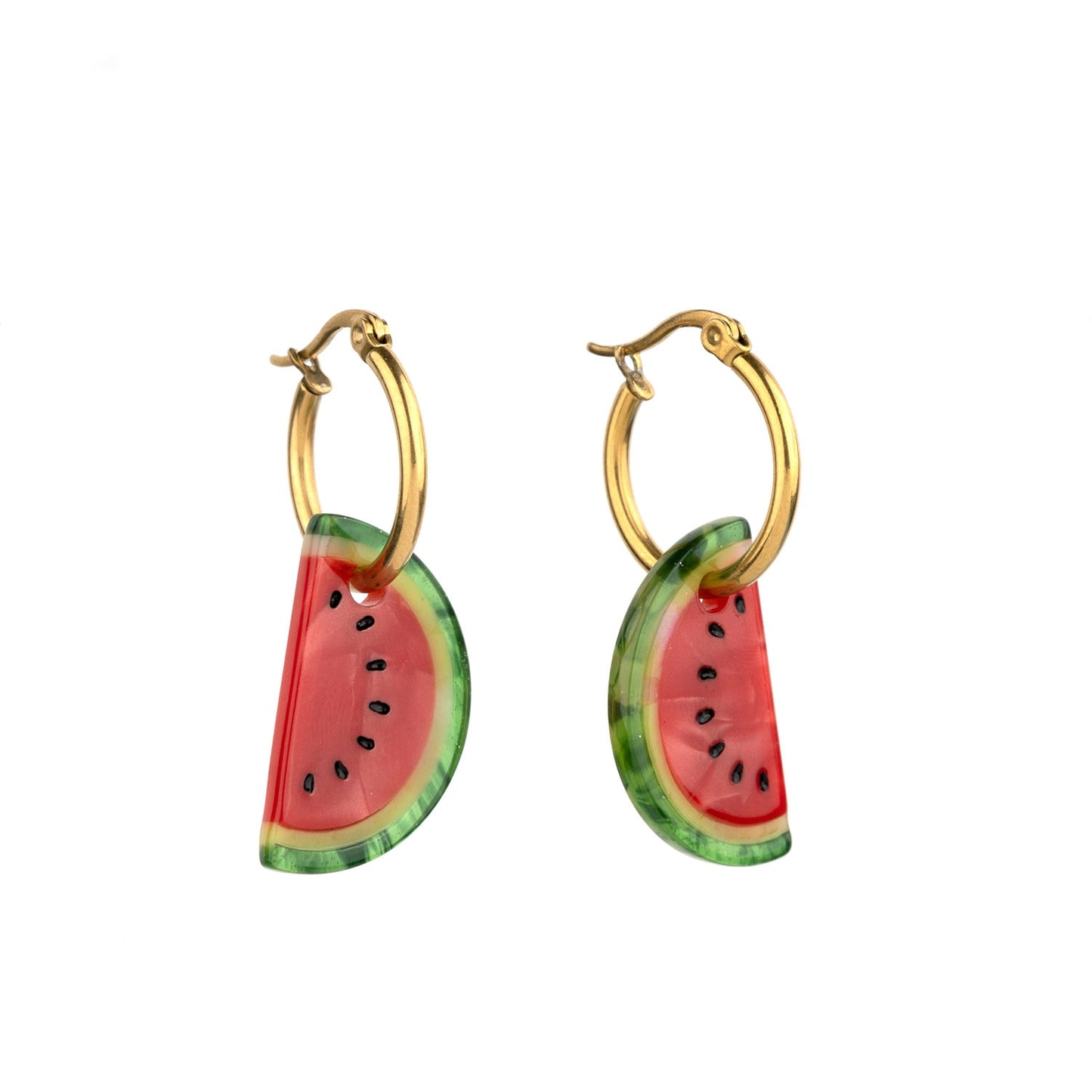 Boucles d'oreilles Pastèque - Coucou Suzette