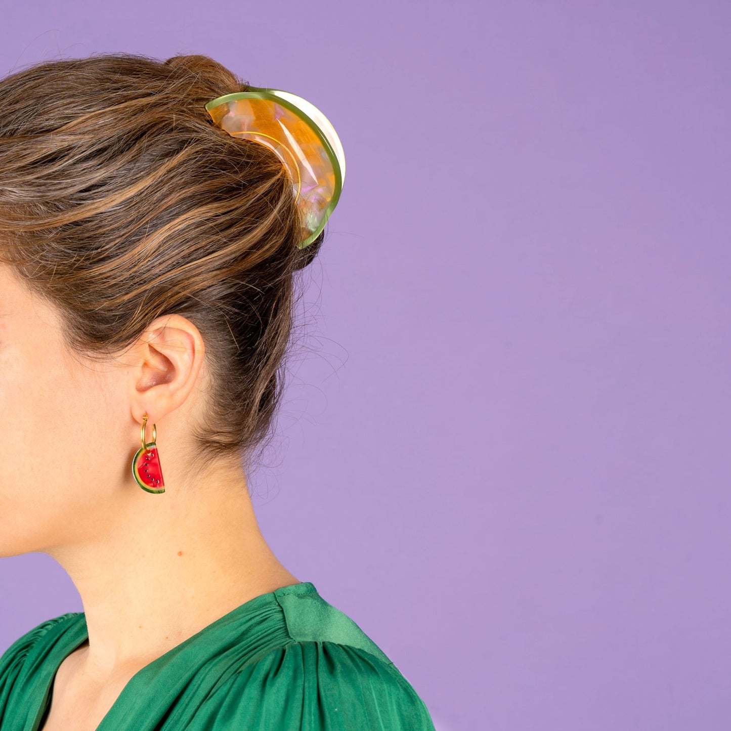 Pince à cheveux Melon - Coucou Suzette