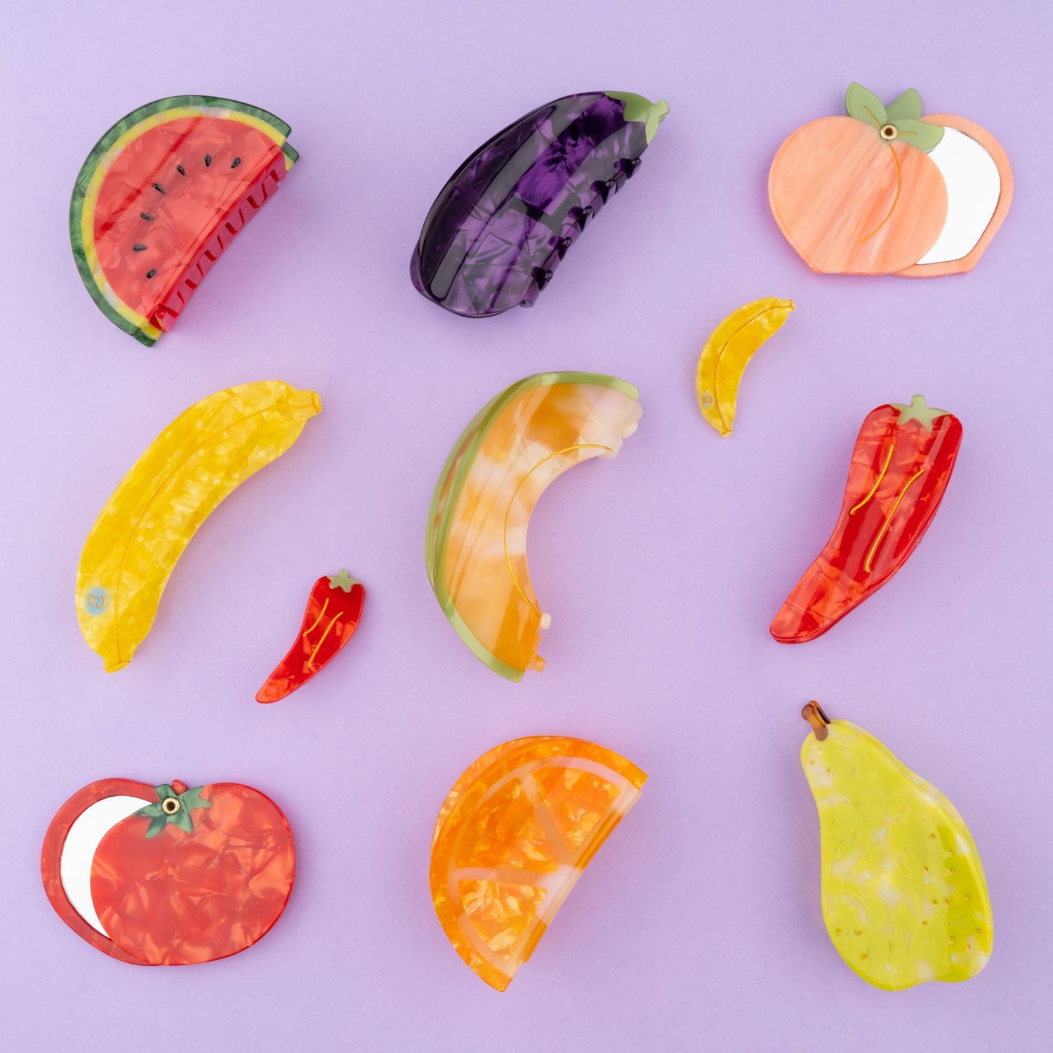 Pince à cheveux Melon - Coucou Suzette