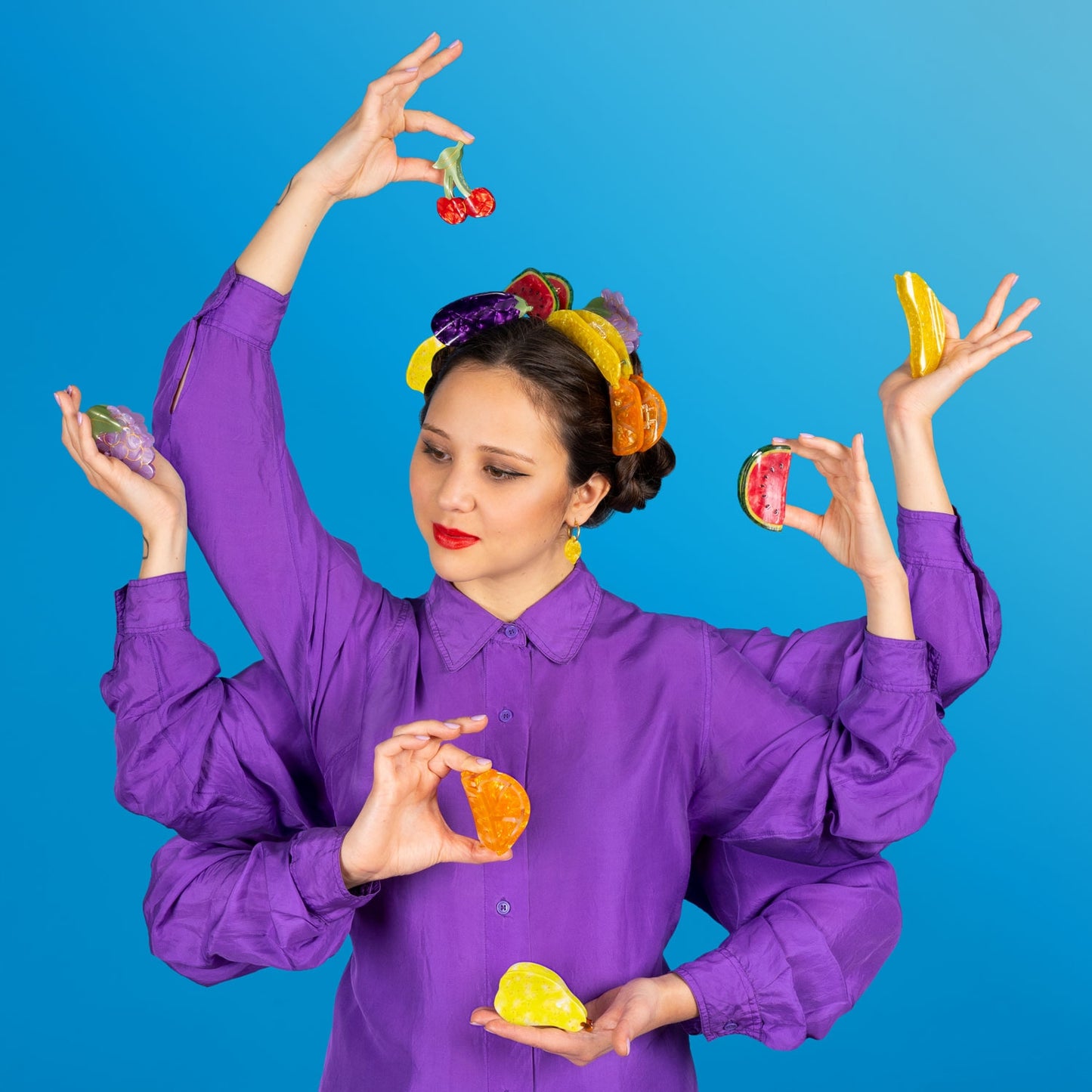 Pince à cheveux Orange - Coucou Suzette