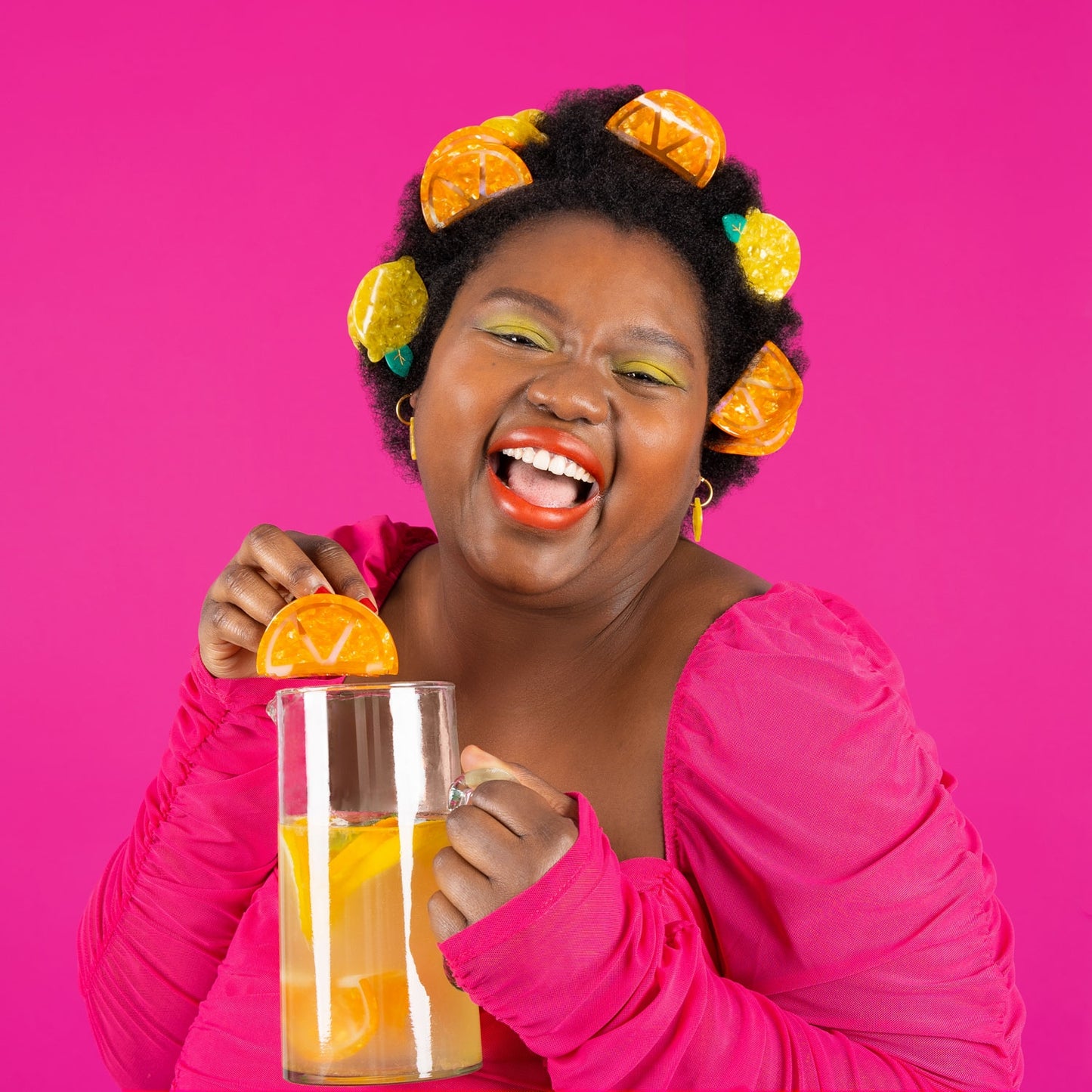 Pince à cheveux Orange - Coucou Suzette