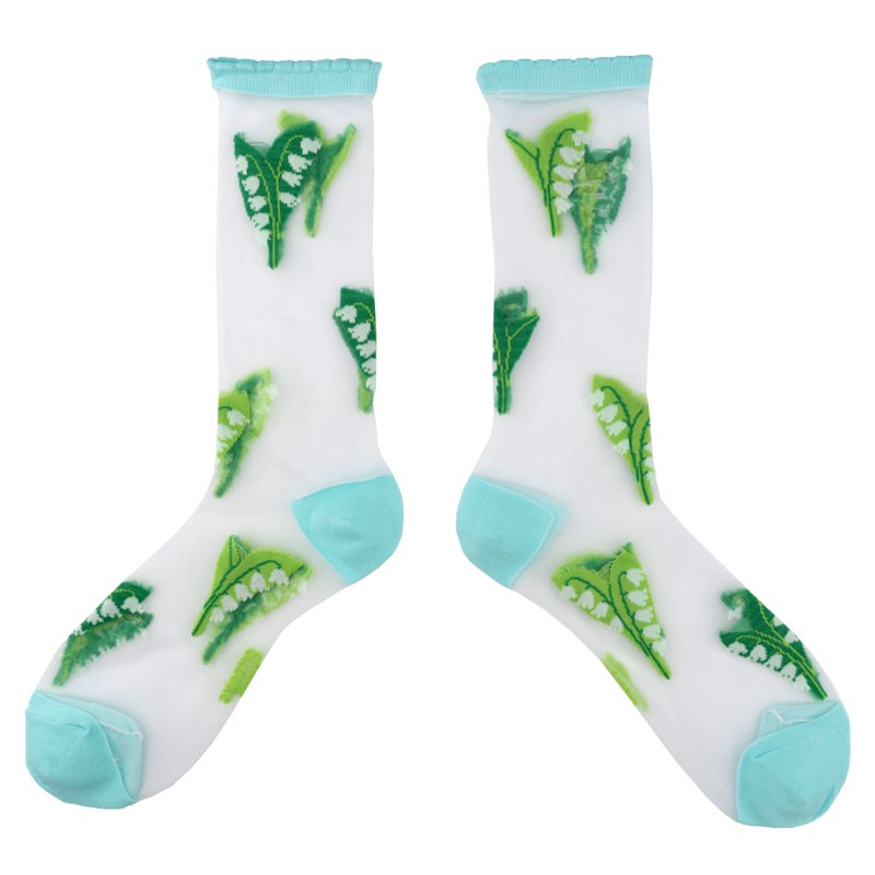 Chaussettes transparentes Muguet - Coucou Suzette