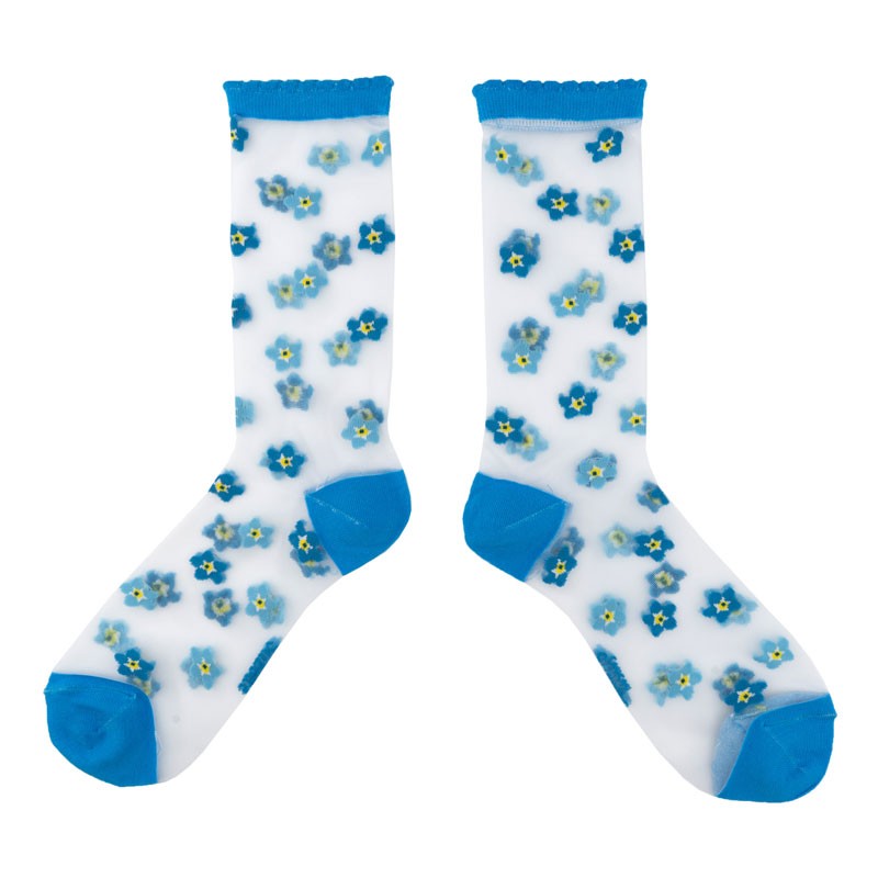 Chaussettes transparentes Myosotis - Coucou Suzette