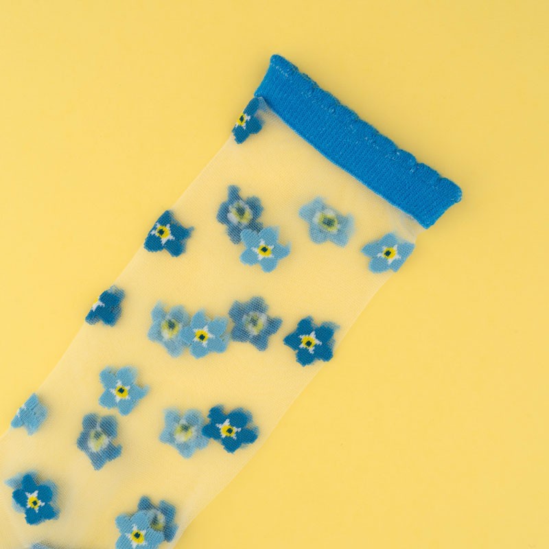 Chaussettes transparentes Myosotis - Coucou Suzette