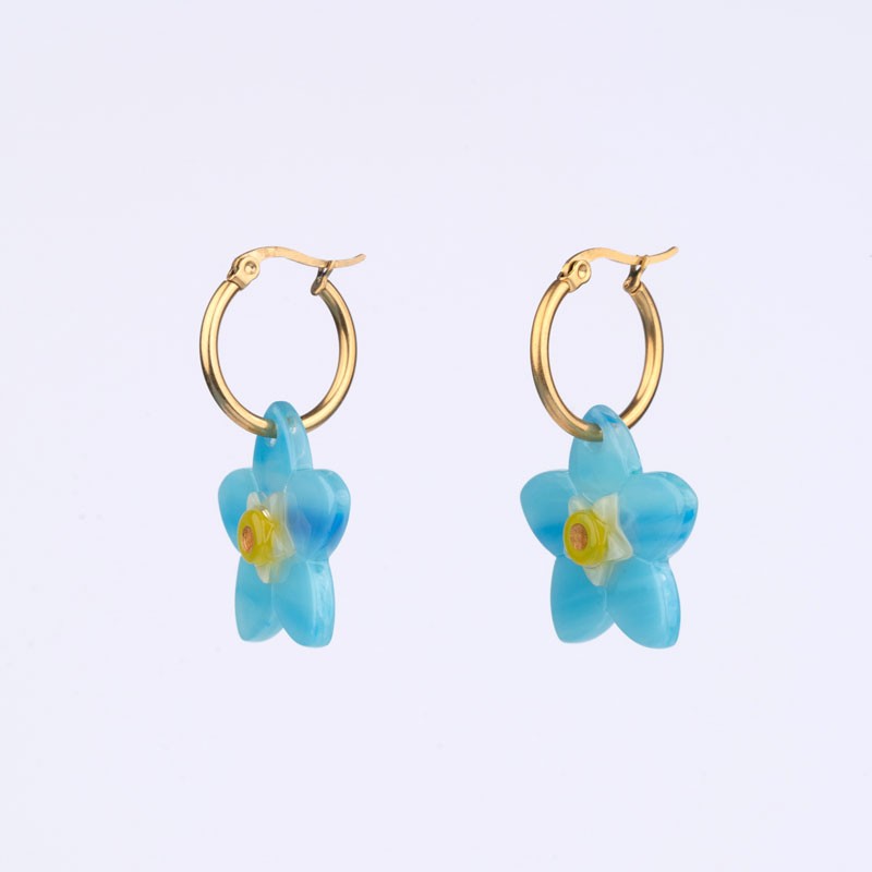 Boucles d'oreilles Myosotis - Coucou Suzette