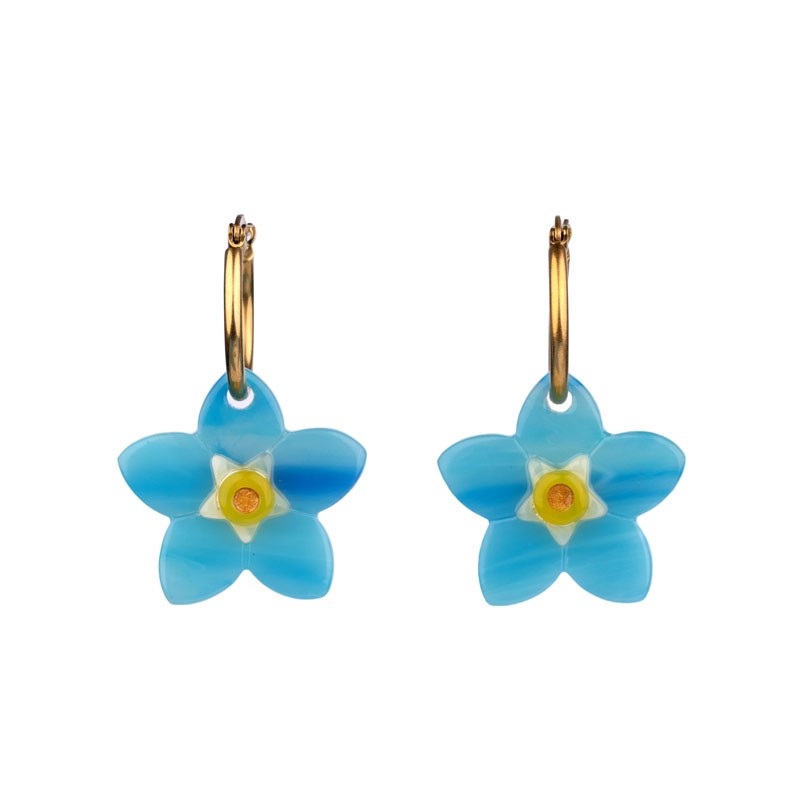 Boucles d'oreilles Myosotis - Coucou Suzette