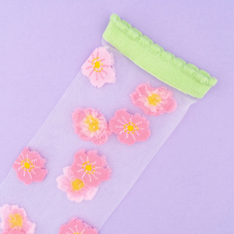 Chaussettes transparentes Sakura - Coucou Suzette