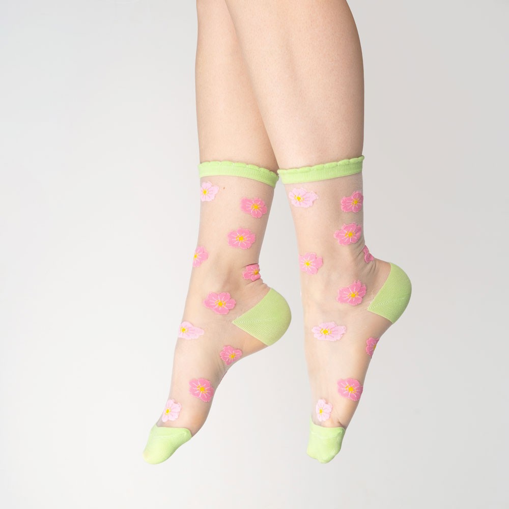 Chaussettes transparentes Sakura - Coucou Suzette