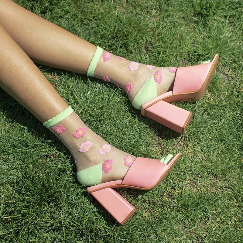 Chaussettes transparentes Sakura - Coucou Suzette