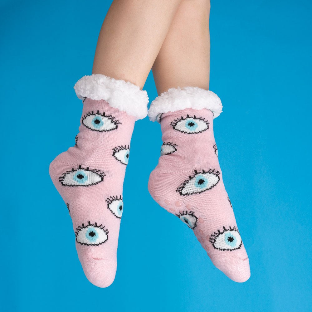 Eye Slipper Socks