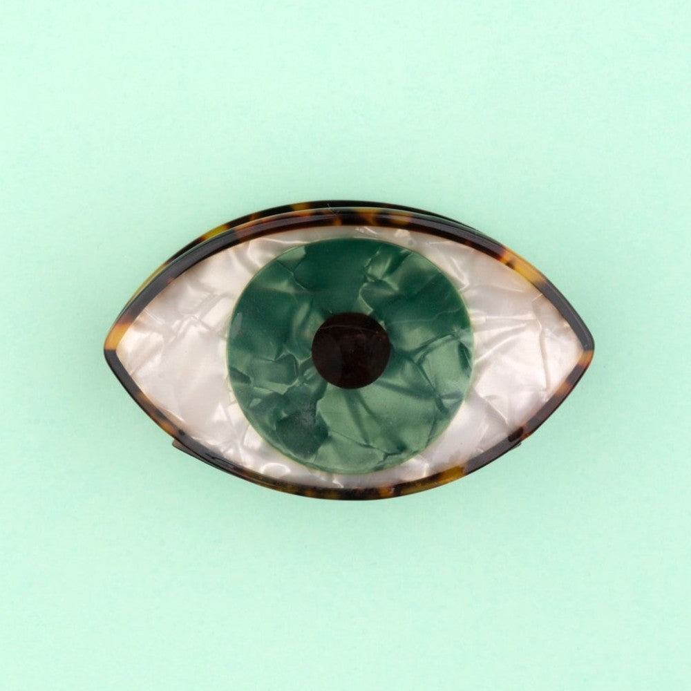 Pince à cheveux Oeil - Vert - Coucou Suzette