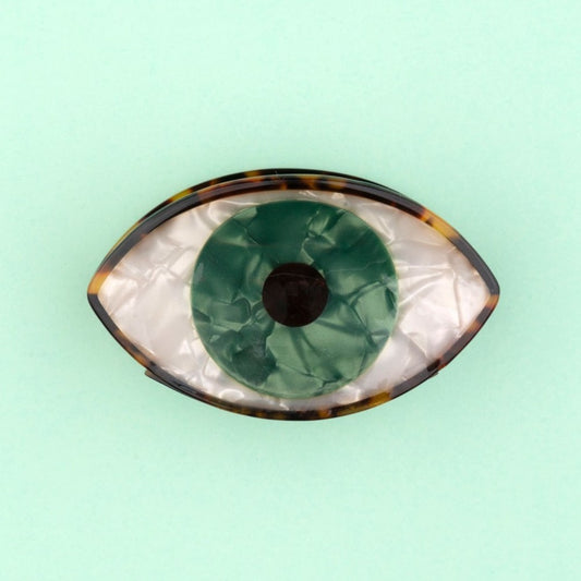 Pince à cheveux Oeil - Vert - Coucou Suzette