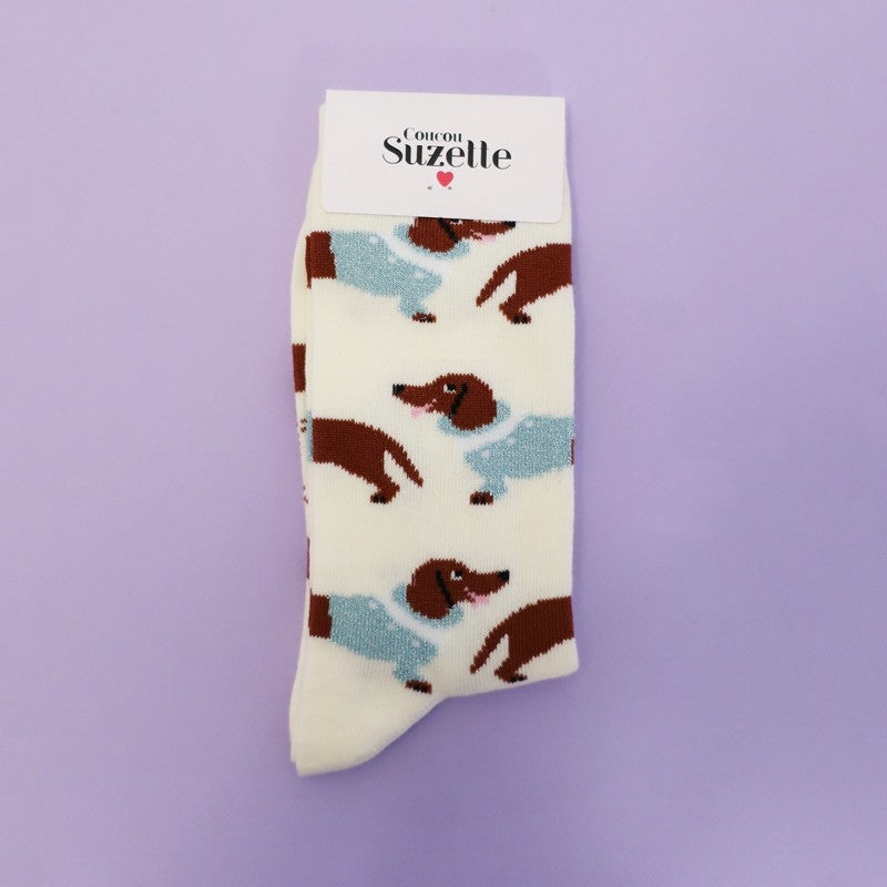 Chaussettes Teckel Frileux - Coucou Suzette