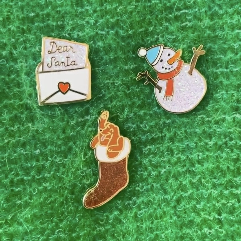 Pin's Teckel de Noël - Coucou Suzette