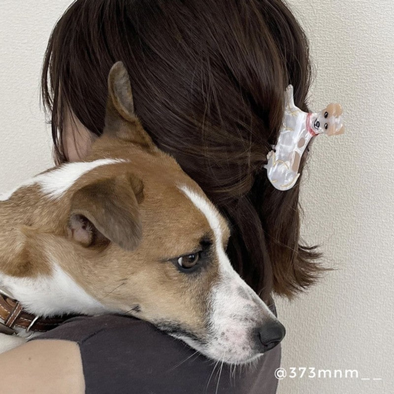 Pince à cheveux Jack Russel - Coucou Suzette