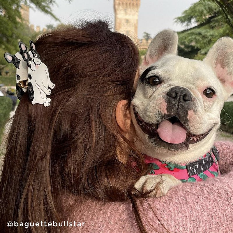 Pince à cheveux Bouledogue - Coucou Suzette