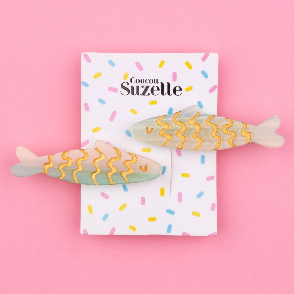 Set Barrettes Sardines - Coucou Suzette