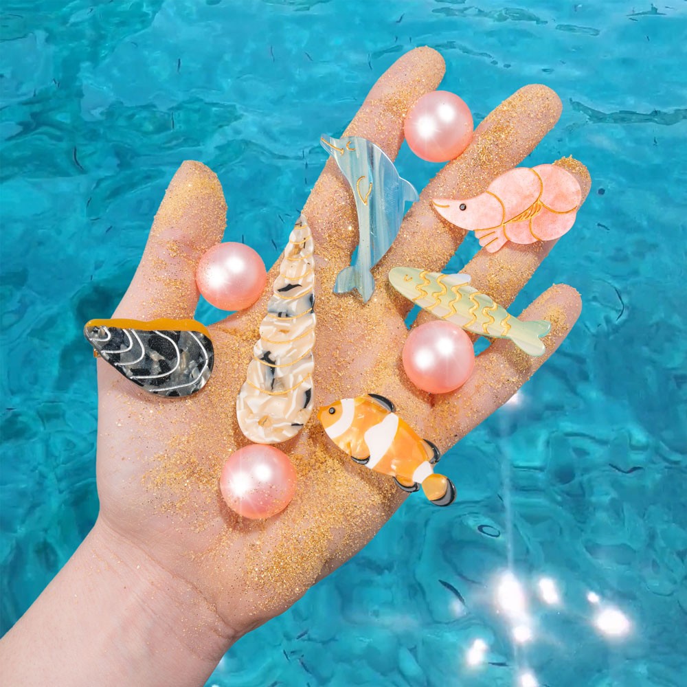 Set Barrettes Sardines - Coucou Suzette