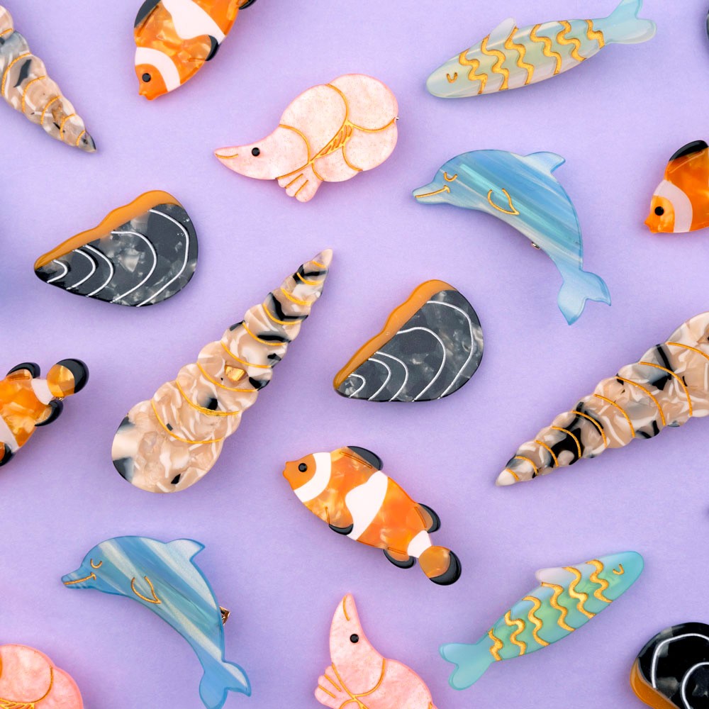 Set Barrettes Sardines - Coucou Suzette