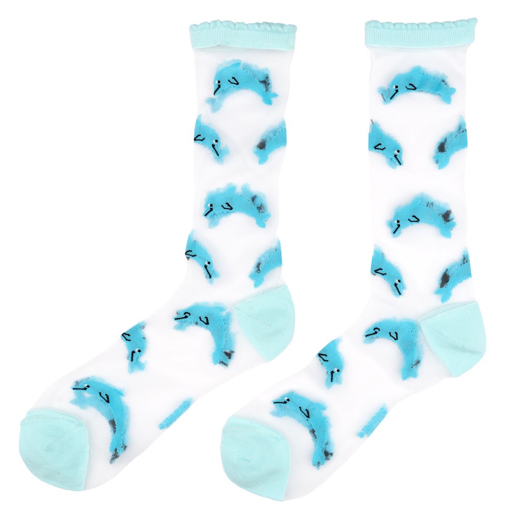 Chaussettes Transparentes Dauphin - Coucou Suzette