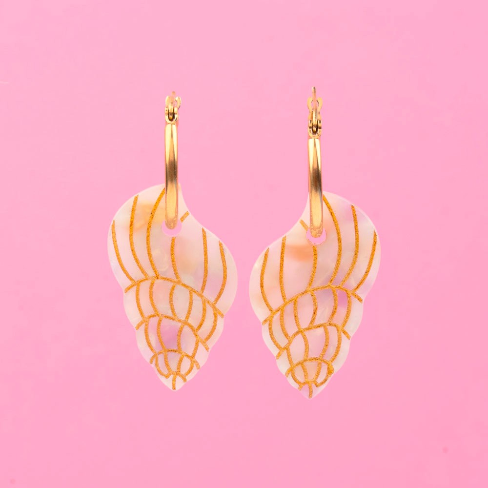 Boucles d'oreilles Coquillage - Coucou Suzette