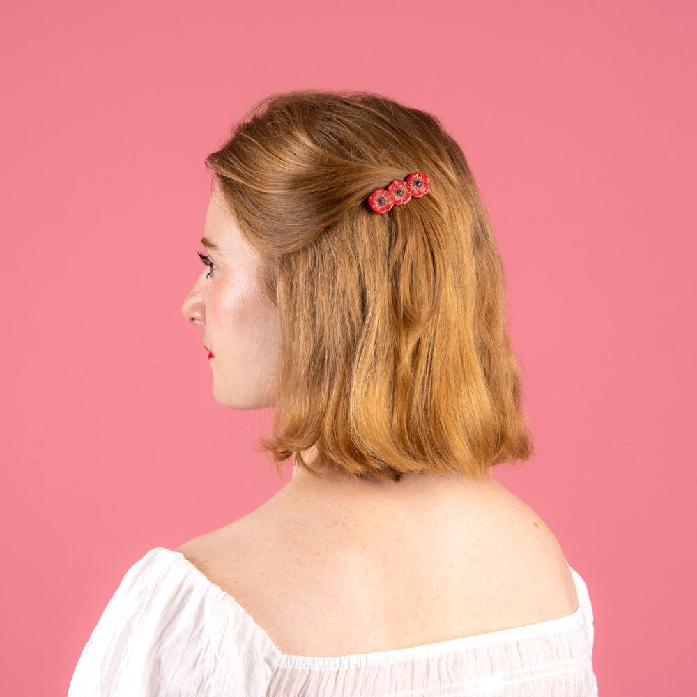 Barrette Coquelicot - Coucou Suzette