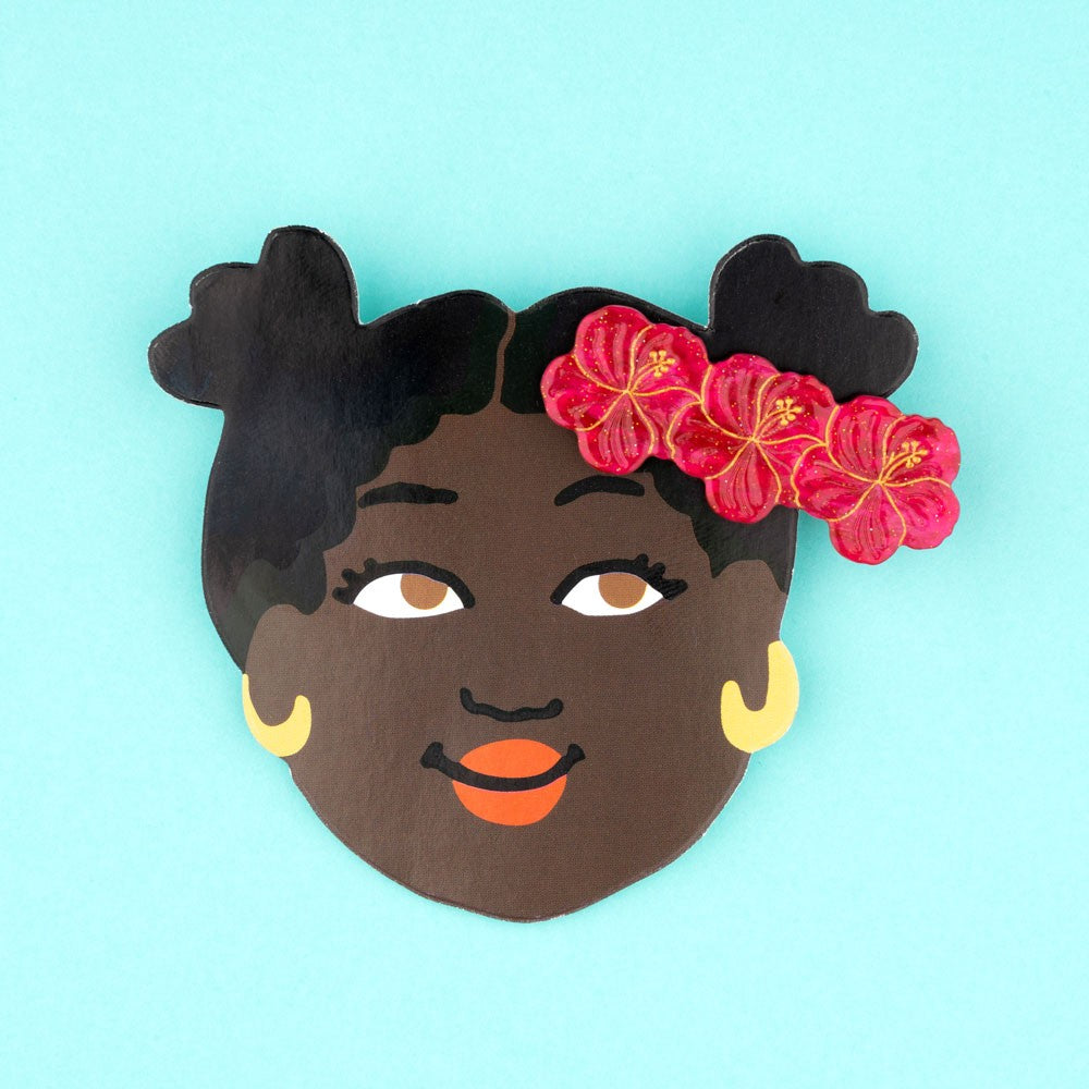 Barrette Hibiscus - Coucou Suzette