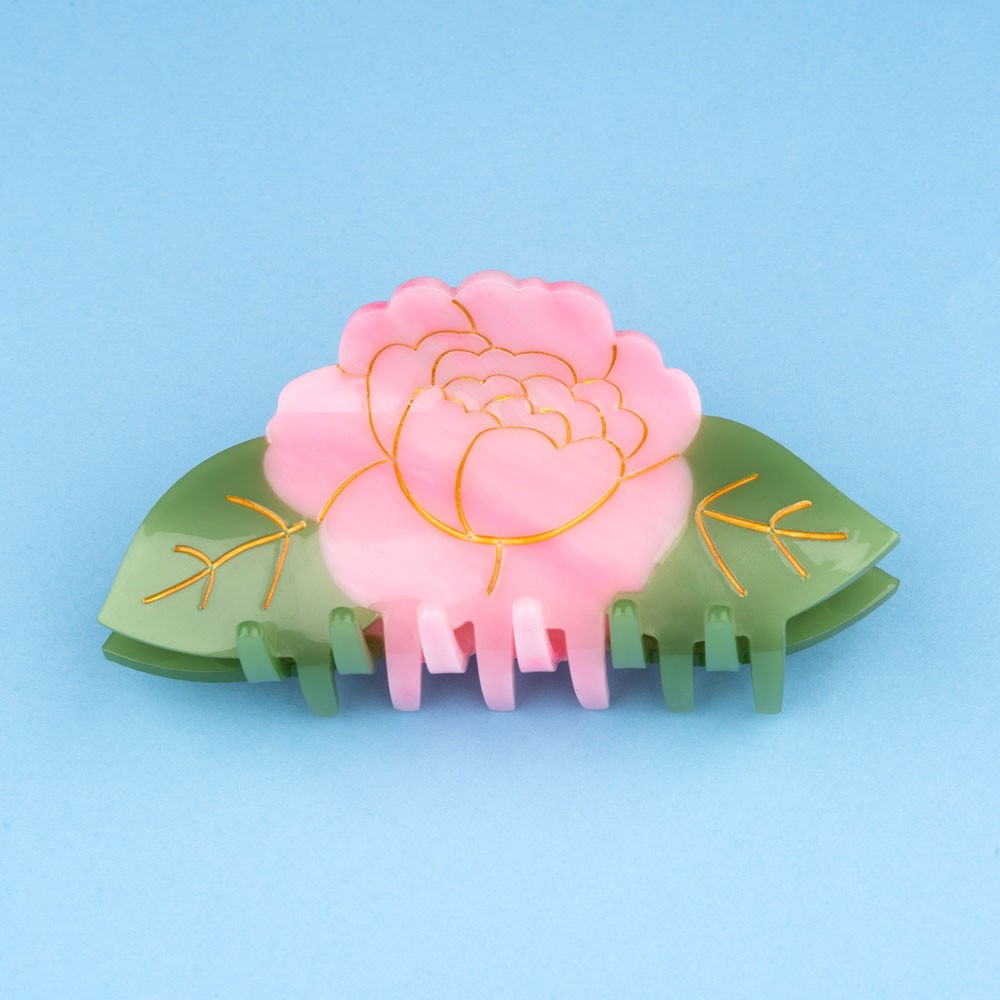 Pince à cheveux Pivoine - Coucou Suzette